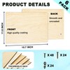 HYHOSHI 6 Pack Sublimation Wood Photo Blanks, 11.8" x 15.7"