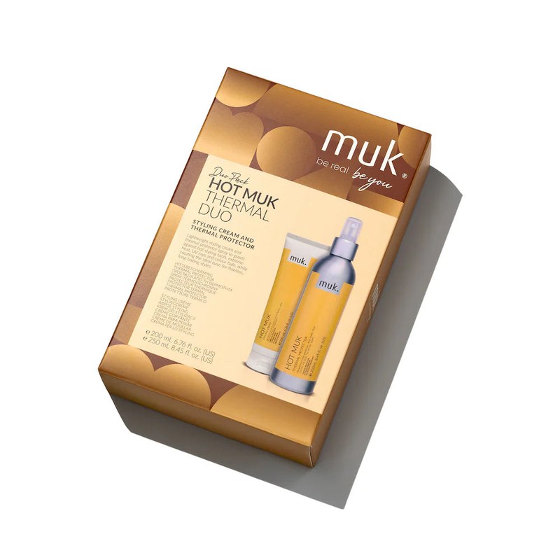 Muk Hot Muk Thermal Protector and Styling Cream Duo Pack