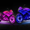 Unbranded 6PCS RGB MOTORCYCLE LED LIGHT KIT DC 12 V