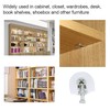 35PCS 21x20x10mm White Shelf Support Bracket Threaded Cam Lock Shelf