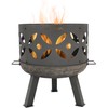 Sunnydaze Retro Fire Pit Bowl Pot- Outdoor Wood Burning Cast