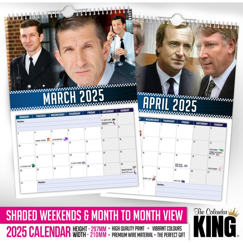 The Calendar King // The Bill - A4 Size 2025