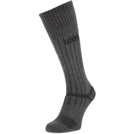 281Z Military Demi Season Breathable Mid Calf Boot Socks - Tactical Trekking Hiking - Outdoor Fishing Hunting (Stone Grey)(Medium 1 Pair)