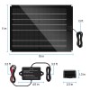Zuomeng Solar Battery Charger Maintainer 15W Panel Kit Dump Trailer