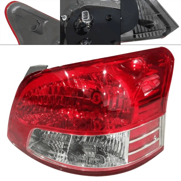Unbranded Passenger Side for 2007-2012 Toyota Yaris Sedan Tail Light