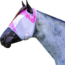 Cashel Crusader Horse Fly Mask for Charity, Pink, Warmblood