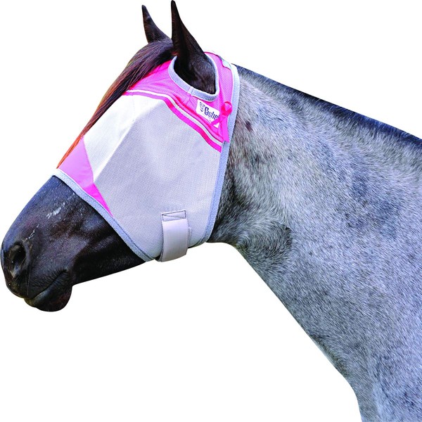 Cashel Crusader Horse Fly Mask for Charity, Pink, Warmblood