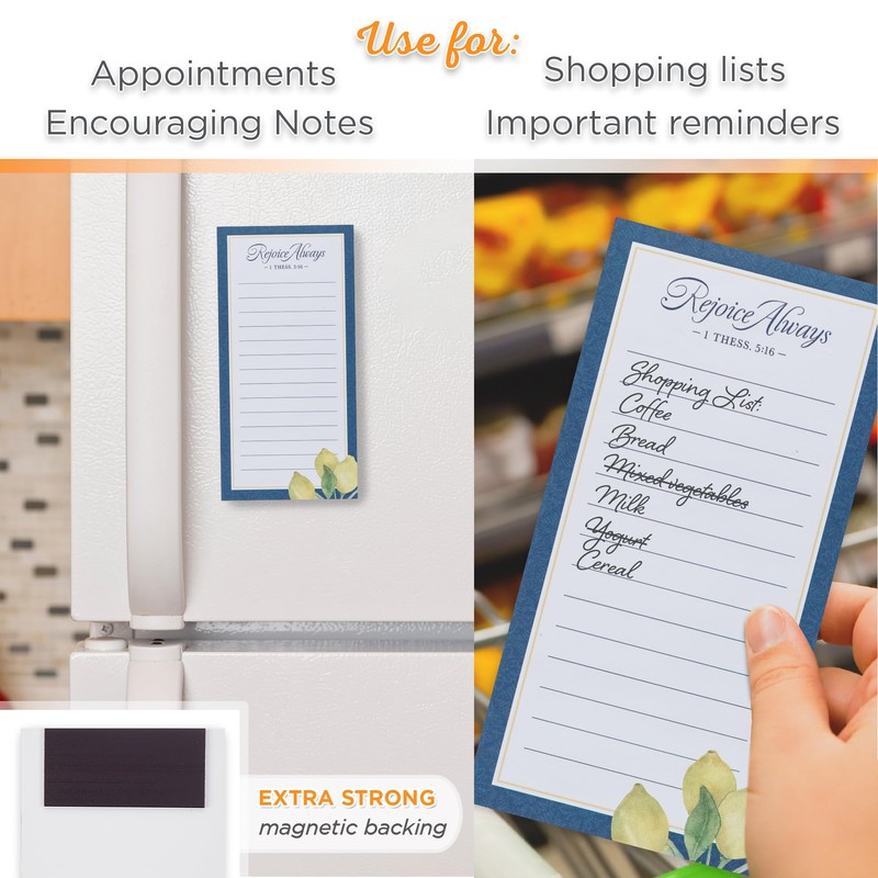 Christian Art Gifts Compact Magnetic Notepad & Medium Ballpoint Pen