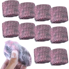 Jex Steel Wool Tampons, 10 Pieces Jex Stamps with Soap, Steel Wool, Pre-Soaps, Household Cleaning Sponges to Remove Dirt