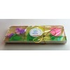 Assorted Set of 3 Assorted Flowers Transparent Bar Soaps each