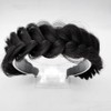 Diadema Trenzada Ancha Y Despeinada De Cabello Sintético Con Dientes,