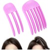 2Pcs Wind Shaping Styling Combs for Fluffy Bangs, High Crown