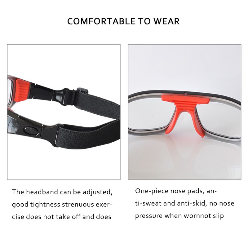 Basketball Football ExplosionProof Safety Glasses Sports Eye Protective Glasses(Gray )