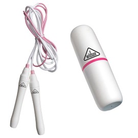 Wildbase Adjustable Fitness Speed Jump Rope for Men & Women Exercises with High Speed Skipping Rope Boxing Training Skipping Rope for Gym Aerobics White