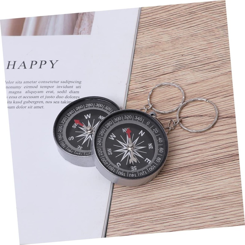 jojofuny 12 Pcs Childrens Outdoors Kids Compass Alloy Compass Orienteering