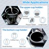 Kalevel 2 in 1 Car Cup Holder Expander Organizer Insert