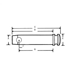 cyclingcolors Tow Bar Axle with Chain and Pin Diameter 25mm x Length 136mm Top Bar for Trailer Tractor Truck Agricultural Machine Pole Spindle