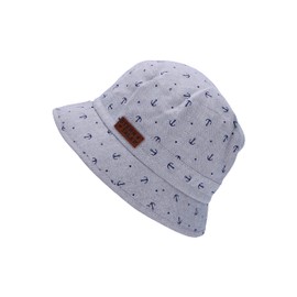 Sterntaler Unisex Children's Fishing Hat Anchor Children's Hat, smoke Grey