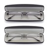 HIGHLIKE 2-Pack Blue Light Blocking Reading Glasses with Hard Cases,