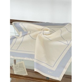 OAR Classic Twill Silk Scarf [Airy Blue]