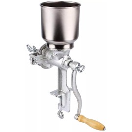 EjoyousS Máquina De Moler Maíz Granos Molino De Hierro Con Abrazadera. VIP