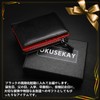OKUSEKAY Men's Bi-fold Wallet, Genuine Leather, Large Capacity, L-Shaped Zipper
