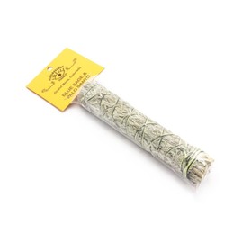 Native American Indian Fluorescent Ranch & Praire Falcon Palo Santo & Blue Sage 7" Incense Smudge Stick Wand