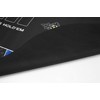 Poker Mat 180 x 90 cm Blue and Black Oval
