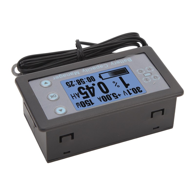 Battery Capacity Manager 200A Monitor LCD Digital Display Battery Coulometer