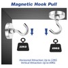 GothicBride Pack of 6 Magnetic Hooks Extra Strong 69 kg