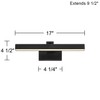 Possini Euro Design Possini Euro Henry 17" Wide Modern Black
