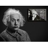 schilderkreis24 Funny Albert Einstein Saying Quote "Halte Dich von negativen