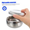 NOLITOY Men's Shaving Soap Foaming Bowl Lightweight Waterproof Rustproof for