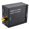 Lrocaoai Digital to Analog Audio Converter Optical Fiber Toslink Coaxial
