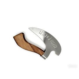 Pizza Cutter Chef Pizza Axe (walnut wood, 5.1inch)