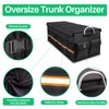 LI LIBZAKI Trunk Organizer Cargo Organizer Trunk Storage Waterproof Collapsible
