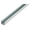 Alberts 498535 U-Profile, Aluminium, Natural, 1000 x 10 x 10