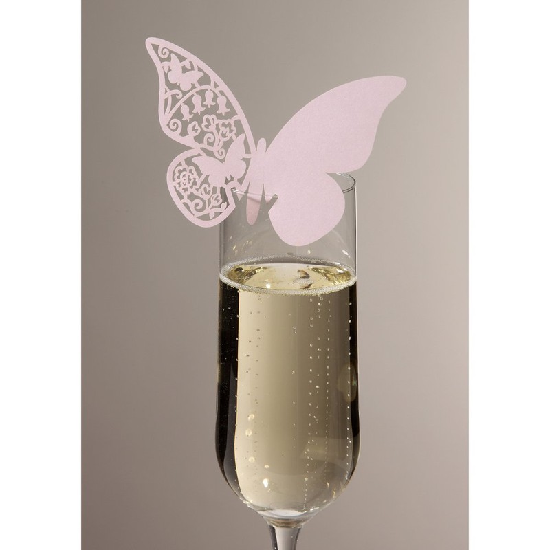 Talking Tables Something in The Air Butterfly Glass Place Card,