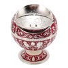 Ball Ashtray with Windproof Lid Retro Dragon Stereoscopic Relief Zinc