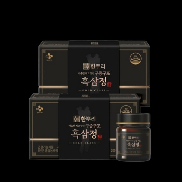 CJ Hanppuri Black Ginseng Gold Class 2SET, 100gx2bottle 2SET / CJ 한뿌리 흑삼정 골드클래스 2SET, 100gx2병 2SET