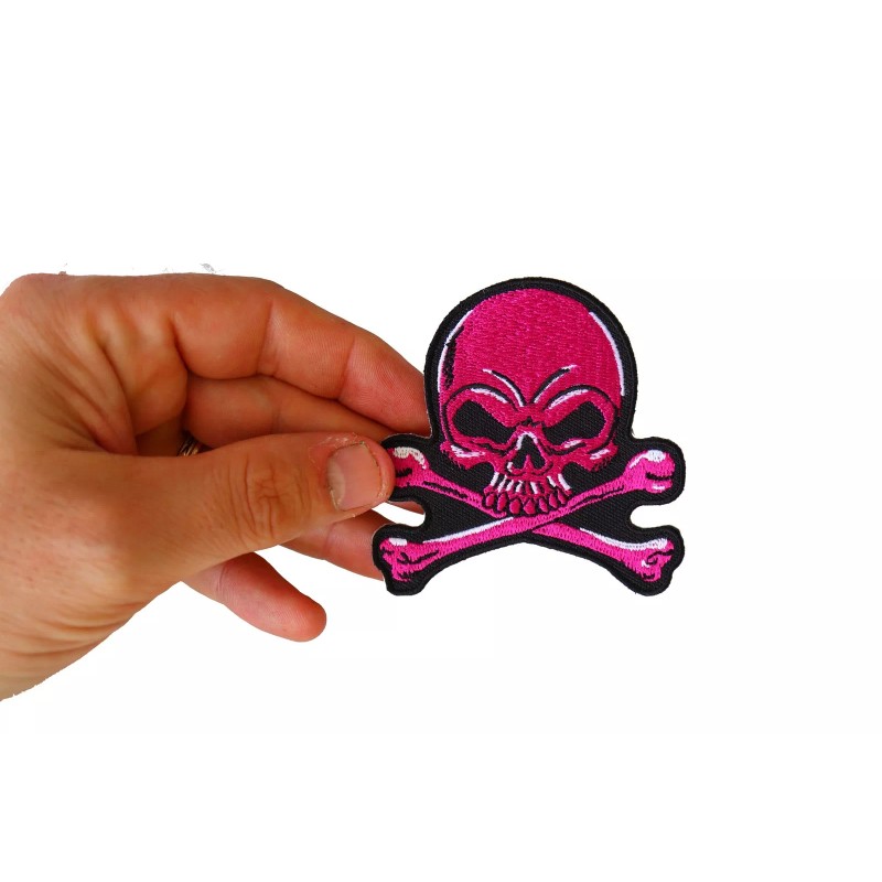Ivamis Pink Skull Patch - 3x3 inch - P6358