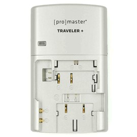 ProMaster Traveler + Charger for Interchangeable Lens Camera Batteries, (Model 9176)