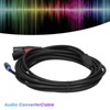 3.5mm Stereo Male to Dual 2 XLR Male Plug Connector