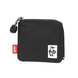 Chums CH60-3757 Men's L-Shaped Zip Wallet, Black