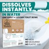 Uncle Todd's Toilet Cleaner - 100% Dissolvable Sheets, Planet-Friendly, Drop,