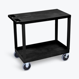 FSE 373-EC21HD-B 32" x 18" Cart - One Tub/One Flat Shelves