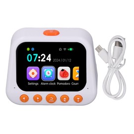 Kids Learning Clock, Artificial Intelligence Learning Machine Alarm Clock with Translator and Voice Time Manager, Multifunction Translation Early Education Device for Study