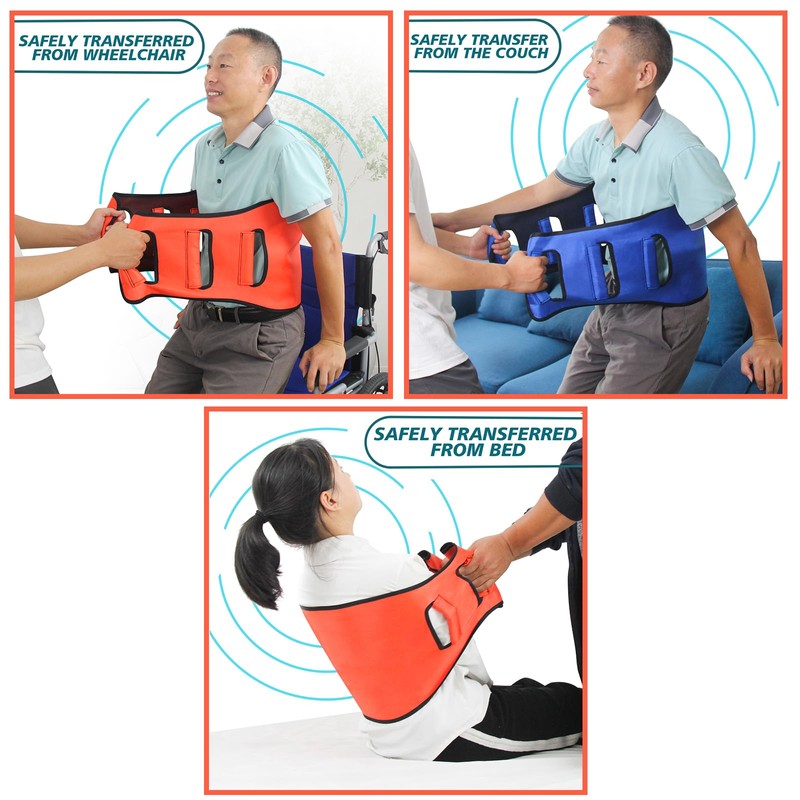 Leetye Mei Elderly Bed Transfer Sling, Wide Back Curved Design