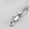 Spotlip 5pcs Fishing Swivels Snaps Corrosion Resistant Swivels Saltwater Fishing