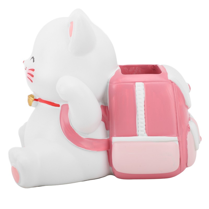 Cat Pen Holder Multipurpose Resin Innovative Cute Pencil Holder for
